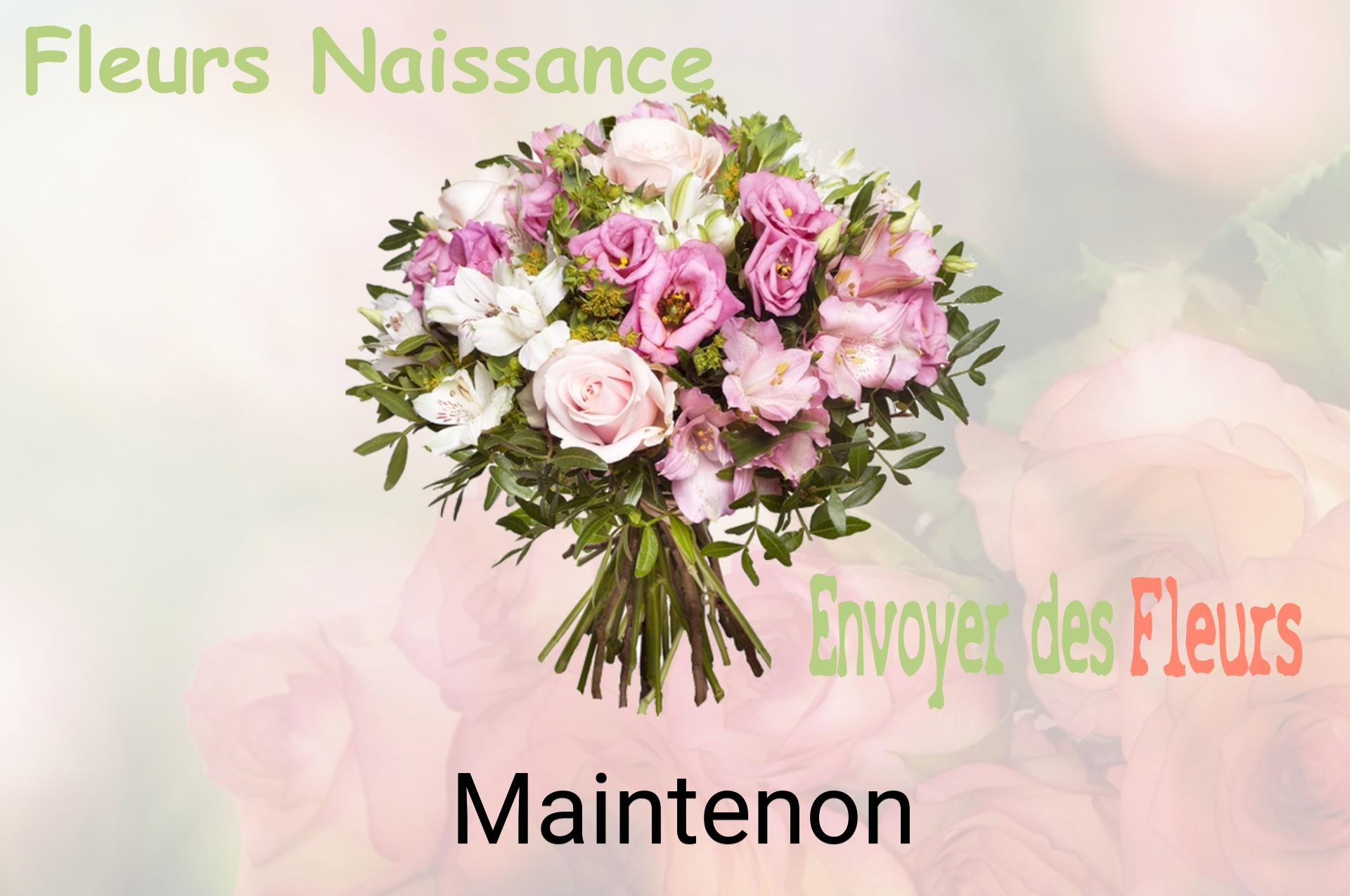 Bouquet de fleurs de naissance livré à Maintenon